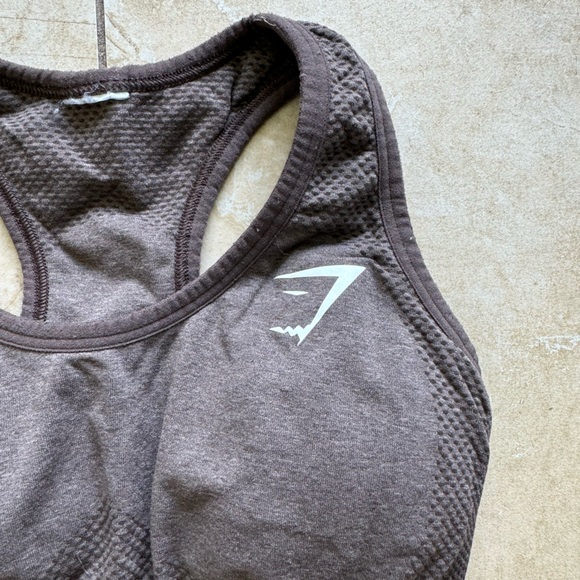 Vital Seamless 2.0 Sports Bra - Brown Marl - Picture 4 of 5